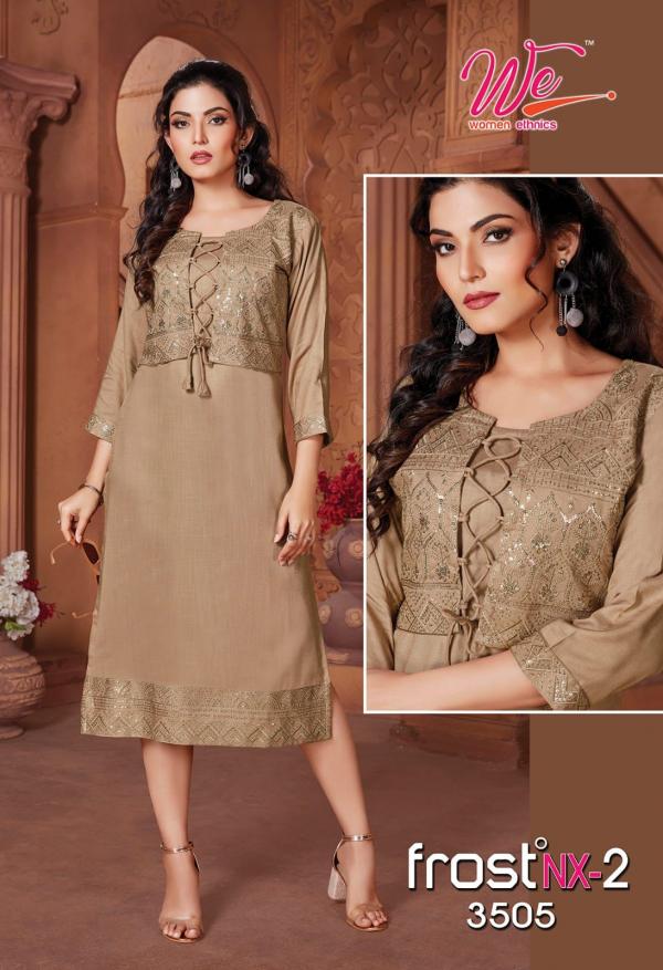 We Frost Nx 2 Rayon Wear Designer Kurti Collection